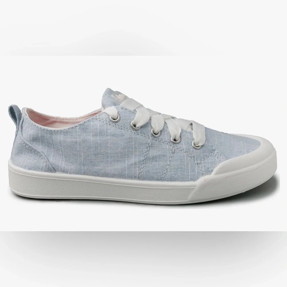 Sugar Womens Festival Light Blue Lace Up Sneaker 9.5M